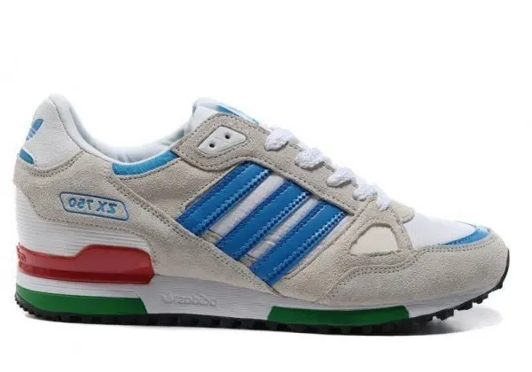 Кроссовки Adidas ZX 750 серо-белые